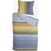 Byrklund Bettwäsche Golden Stripes Ockergelb - 155x220 cm