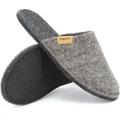 Magicfelt Filz-Pantoffel Magic Travel aus 100% recycelter Schurwolle für Damen & Herren - perfekt für Reisen & Zuhause Re-Steinschaf ,36/37