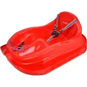 Marmat Schlitten Kinderschlitten Bob für Kleinkinder Rodel Kunststoff Schneebob