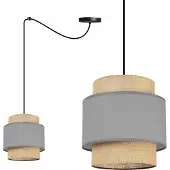 Light11 HOME Hängelampe, Deckenleuchter, Lampenschirm, Boho Juta