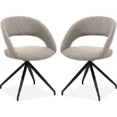 MX Sofa Drehbarer Esszimmerstuhl Yara - Toffee (2er-Set)