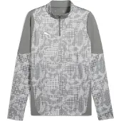 Puma teamCUP Training 1/4 Zip Top, Größe:3XL, Farben:Flat Medium Gray-Silver-Flat Light Gray