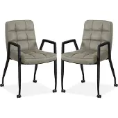 MX Sofa Esszimmerstuhl Ryan - Grau (2er-Set)