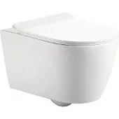 BEITZ & Walz AqvaCeramica WC Wand Tiefspüler spülrandlos 520 x 360 mm - weiß -