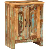 Syfax Sideboard mit 2 Türen 55x30x70 cm Altholz Massiv
