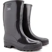 Demar Gummistefel Gummischuhe Gartenstiefel Arbeitsstiefel Angelschuhe Gr. 42 Schwarz
