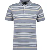 Ragman Polo yd stripe 021 SILBER Größe XL