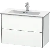 Duravit XSquare Waschtischunterbau Compact, wandhängend, 2 Schubkästen, 810x560x388mm, XS416601818