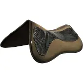 Acavallo Pocket Gel And Memory Foam Half Pad Risers, Farbe:Brown, Größe:2