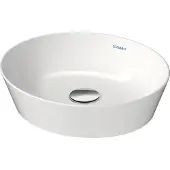 Duravit Aufsatzwaschbecken Cape Cod 40x36cm, o. HL, ÜL, HLB, Weiß Seidenmatt