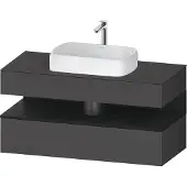 Duravit Waschtischunterschrank Qatego 120x55x60cm, E sw/gra m, Pl, 1 Kast