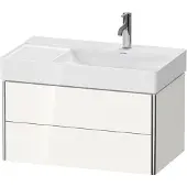 Duravit XSquare Waschtischunterbau wandhängend, 2 Schubkästen, Becken rechts, 784x397x460mm, XS416900707