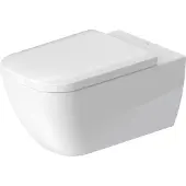 Duravit Wand-WC, Tiefspüler Happy D.2 36,5x62cm, 4,5 l, Rimless, weiß