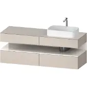 Duravit QA4778022910010 QTG KWTU WH Ek. 1600x550x600 Tp. Mt.