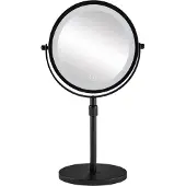 Kleine wolke LED-Lichtspiegel "Level Mirror", schwarz, B:20cm H:37cm T:15cm, Glas, Metall, Spiegel, LED-Lichtspiegel