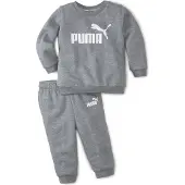 Puma 846141 Unisex Baby Minicats Ess Crew Jogger Fl Jogginganzug, Medium Gray He