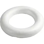 Creativ Company Styropor Ringen met Platte Achterkant, 30cm