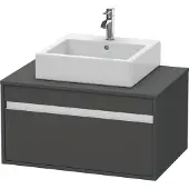 Duravit Waschtischunterschrank Ketho 80x55cm, gr m, f AWT m, 1 Ausz., wandhängend