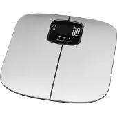 ProfiCare 7in1 Edelstahl-Analyse-Waage, Personenwaage mit Körperfettanalyse, hochwertige Wiegefläche aus Edelstahl mit LCD-Display, digital mit Step-On-Automatik, PC-PW 3006 FA