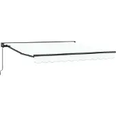 Syfax Markisenrahmen Weiß 300 x 250 cm Polyester mit PolyurethanBeschichtung