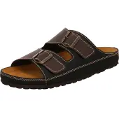 BIO Life Herren Pantolette schwarz/braun