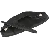 FEZ Fahrzeugteile Set: Sitzbezug schwarz + Halteriemen - für MZ ES175, ES250, ES300