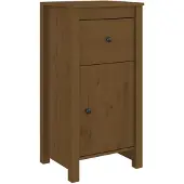 Syfax Sideboard Honigbraun 40x35x80 cm Massivholz Kiefer