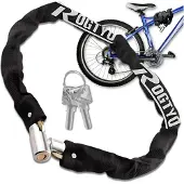 Edibazzar | Fahrradschloss mit Schlüssel PADLOCK Kettensicherung