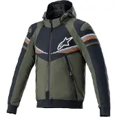 Alpinestars Sektor V2 Motorrad Hoodie, grün/schwarz, S
