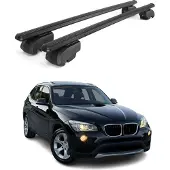 Omtec Dachträger Gepäckträger für BMW X1 E84 2009-2014 ABE Aluminium Schwarz 2x