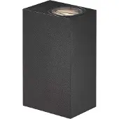 Nordlux Up & Downlighter Asbol schwarz eckig