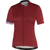 Shimano W's MIZUKI Short Sleeve Jersey, Matte Brown