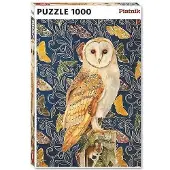 Piatnik Puzzle 1000 Teile – Lewis Eule, detailreiches Tiermotiv
