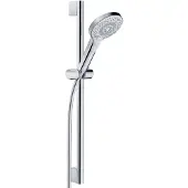 Kludi DIVE X Brause-Set, Länge 600mm, Brause mit 3 Strahlarten, Eco, 6963005-00, Farbe: Chrom