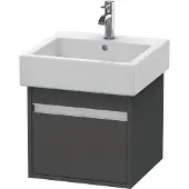 Duravit Waschtischunterschrank Ketho 45x44cm, graph ma, 1 Auszug, wandhängend