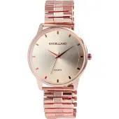 Excellanc Herrenuhr Edelstahl Saki Saki, Mineralglas