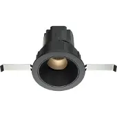 Maytoni Einbaustrahler Wise LED incl. Schwarz aus Aluminum und Kunststoff 7W für Küche, Schlafzimmer, Wohnzimmer, Esszimmer, Lobby