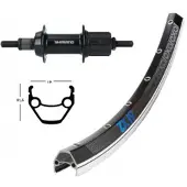 Winora Mavic Cxp 700 Qr Shimano 105 Hinterrad