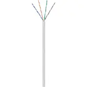Goobay CAT 5e Netzwerkkabel, U/UTP, Grau, CCA Kupfergemisch für SOHO Anwendungen, AWG 24/1 (solid), PVC