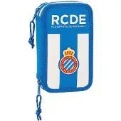 Safta Doppel-Federtasche RCD Espanyol Blau Weiß (28 pcs)