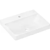 Hansgrohe Waschtisch Xelu Q 600x480mm, m Hahnl., ohne Überlauf, weiß