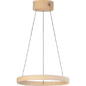 FISCHER&HONSEL GMBH LED-Hängelampe Silvio, Ø 50 cm, sandfarben, Metall, CCT,