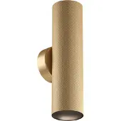 Maytoni Wandleuchte Artisan 2x GU10 excl. Mattgold aus Aluminum 10W für Küche, Schlafzimmer, Wohnzimmer, Esszimmer, Lobby