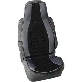 Pilot Massage-Rückelehne grau schwarz 8 Magnete anatomisch rutschfest