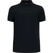 Odlo Ascent Natural Kurzarm-poloshirt Schwarz L Mann Schwarz L
