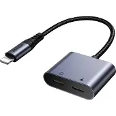 JOYROOM SY-L02, Lightning, Dual Lightning, Schwarz