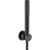 Kludi NOVA FONTE Puristic Wannen-Brause-Set 1S, 2085039-15, Farbe: Mattschwarz