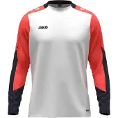 Jako Herren Langarmshirt Longsleeve Dynamic 8870-026 S - Weiß/Coral/Marine - S
