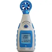 Peaktech P 5170 - Flübergelrad Anemometer 0 55 Knoten mit Thermometer -10 ... +45¡C
