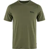 Fjällräven - Abisko Wool Logo S/S - Merinoshirt Gr XL grün